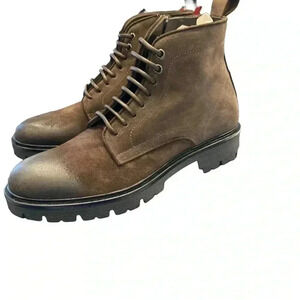 Good Man Brand Modern City Boot brown Italian leather sz 8.5 NEW in box